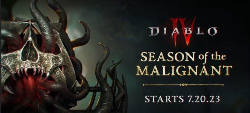 дата выхода Diablo 4 Season 1 Malignant