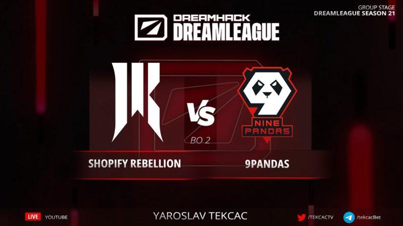Панды проиграли Shopify Rebellion в рамках DreamLeague Season 21