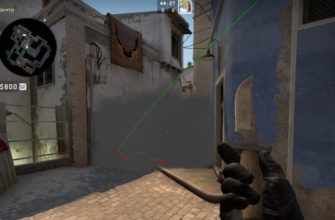 Как кинуть дым на шорт с мида на карте Mirage в CS GO